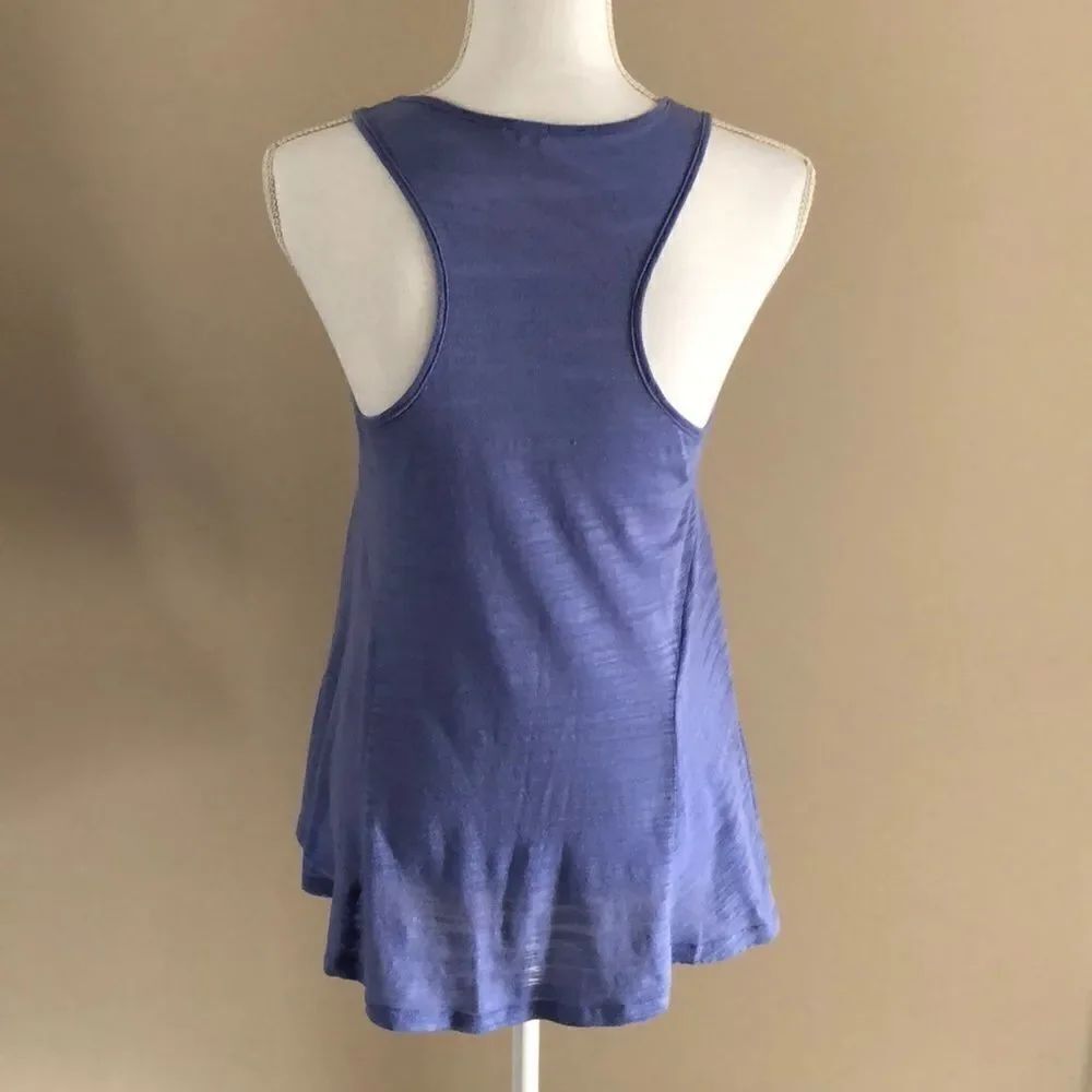 Splendid Blue/Purple Four Button Tank Top - Picture 4 of 5
